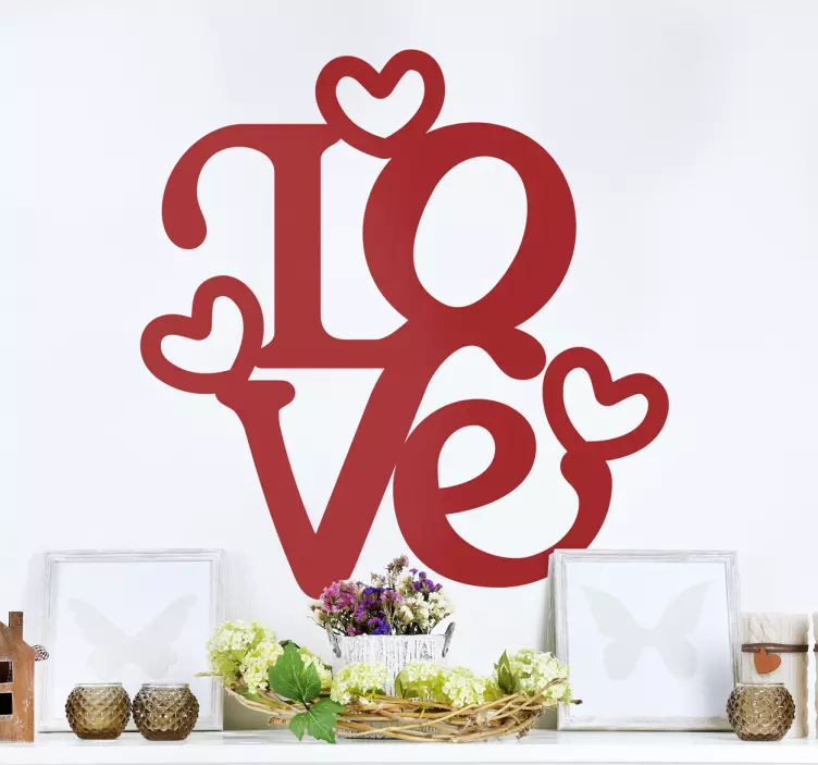 Love Valentine's Day Sticker - TenStickers