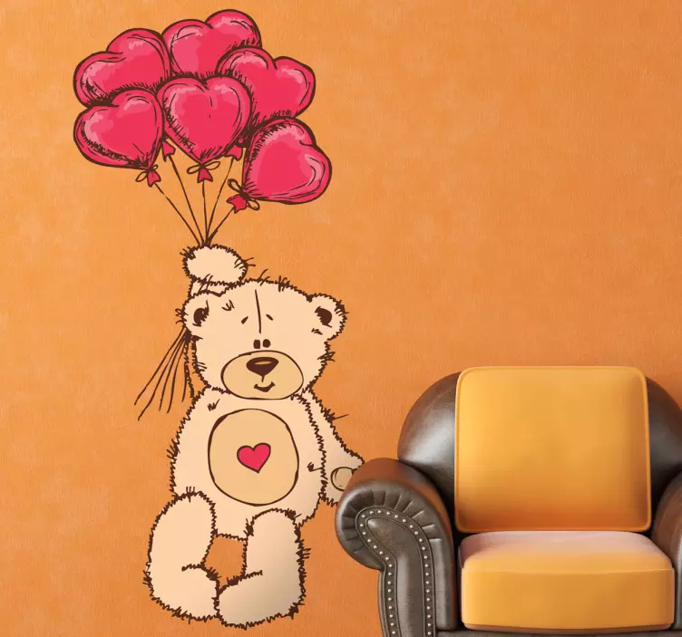 Loving Bear Kids Decal - TenStickers
