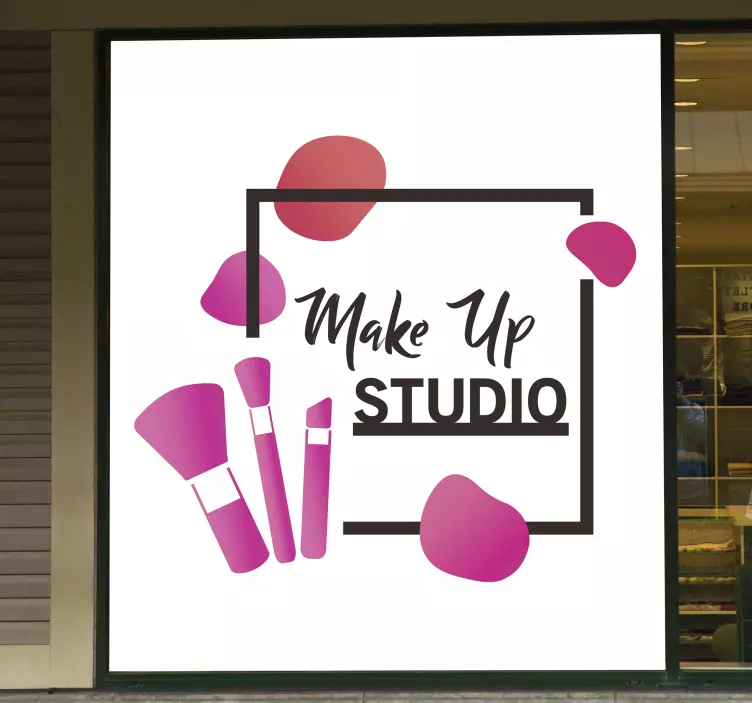 Makeup artist wall sticker - TenStickers