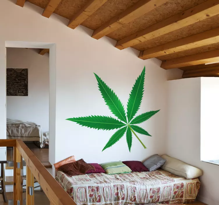 Marijuana Wall Sticker - TenStickers