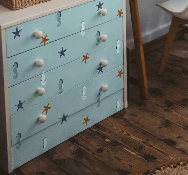 Marine style  furniture sticker - TenStickers