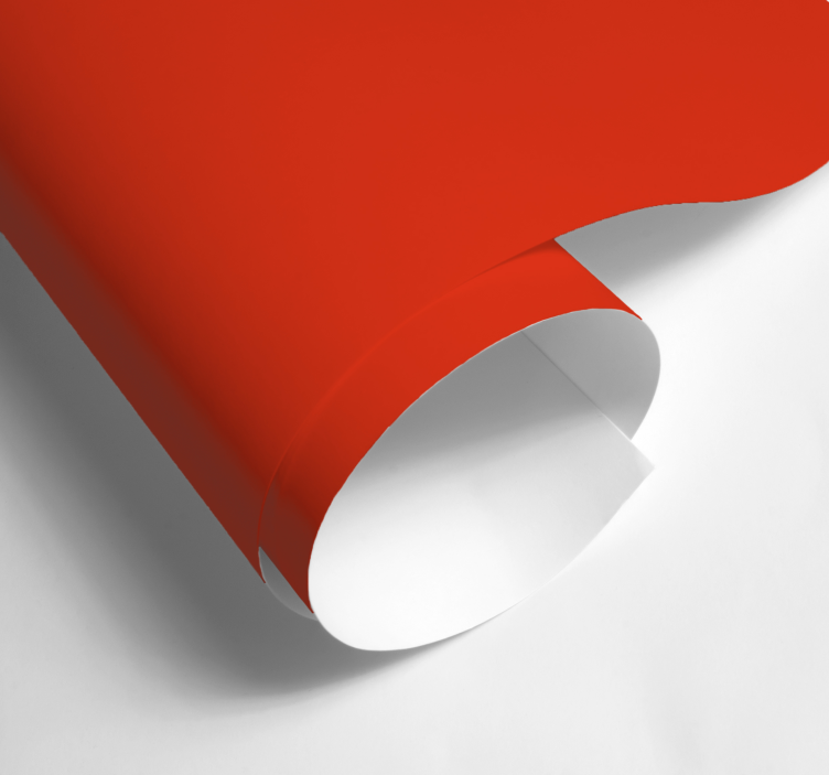 Matte Coral Red plain sticker - TenStickers