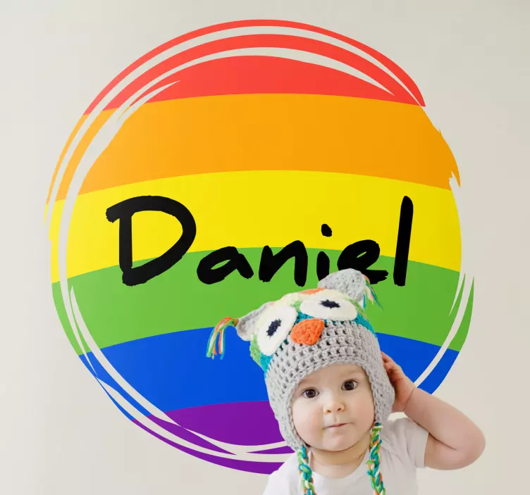 Modern vinyl rug colorful personalized design - TenStickers