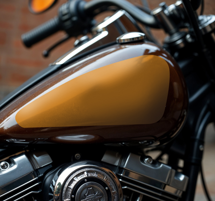 Monocolor  tank motorcycle sticker - TenStickers