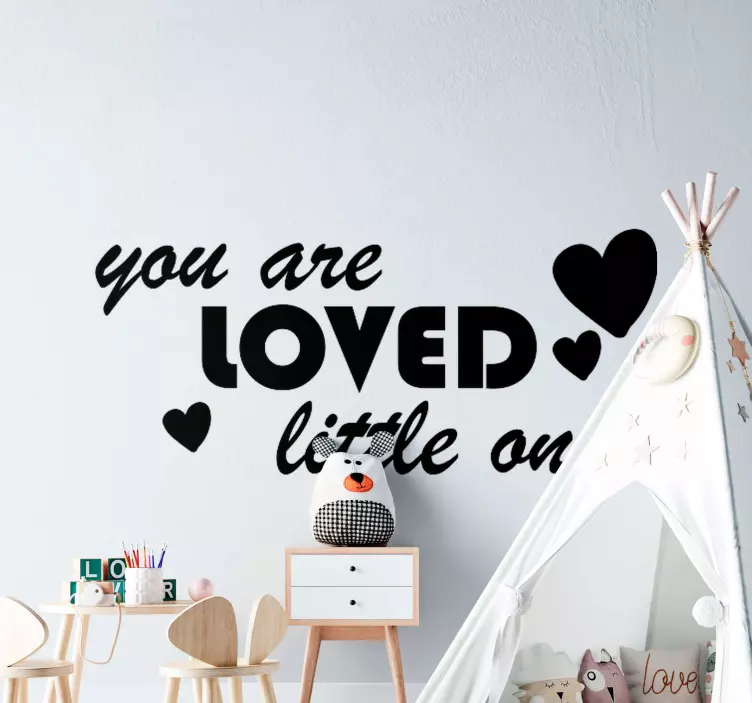Motivational Love Message quote sticker - TenStickers