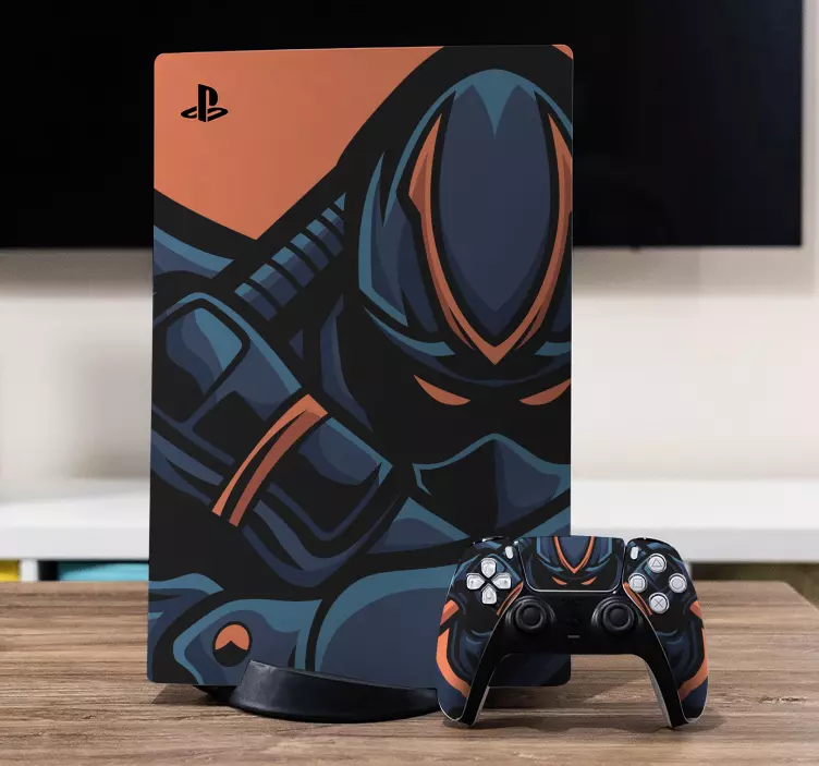 Ninja warrior theme wall sticker - TenStickers