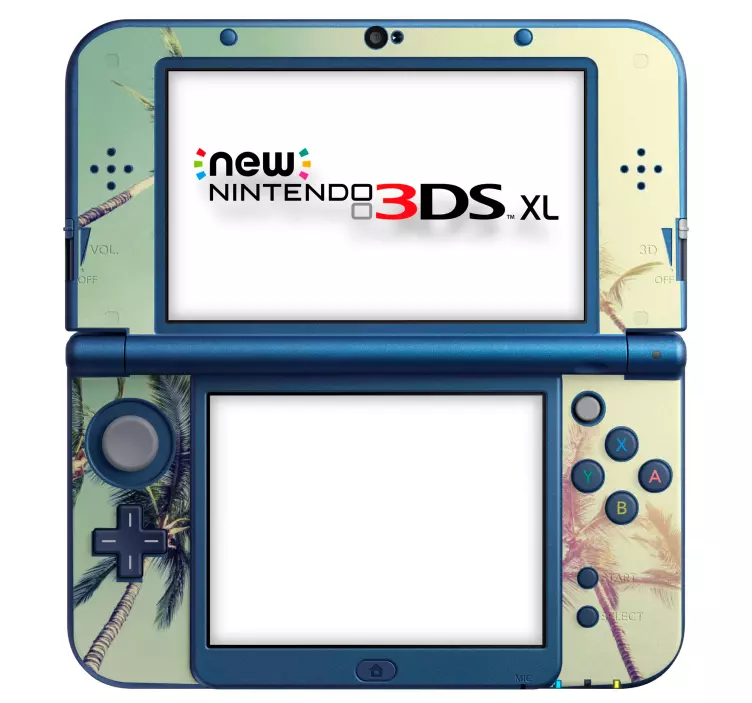 Nintendo sticker tropical palm leaves skin for 3ds xl - TenStickers