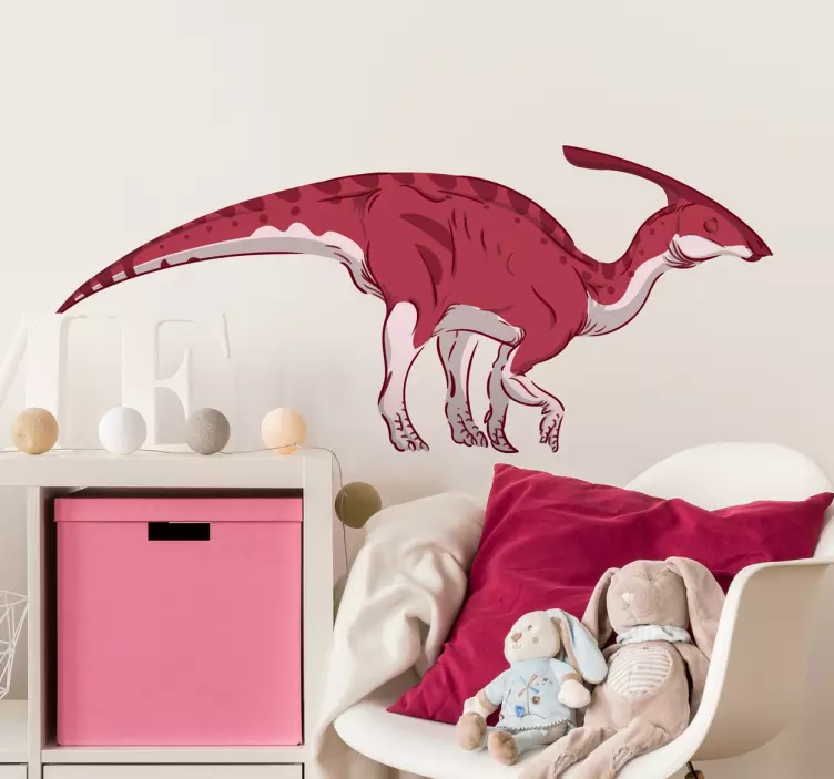 Parasaurolophus Dinosaur Wall Sticker - TenStickers