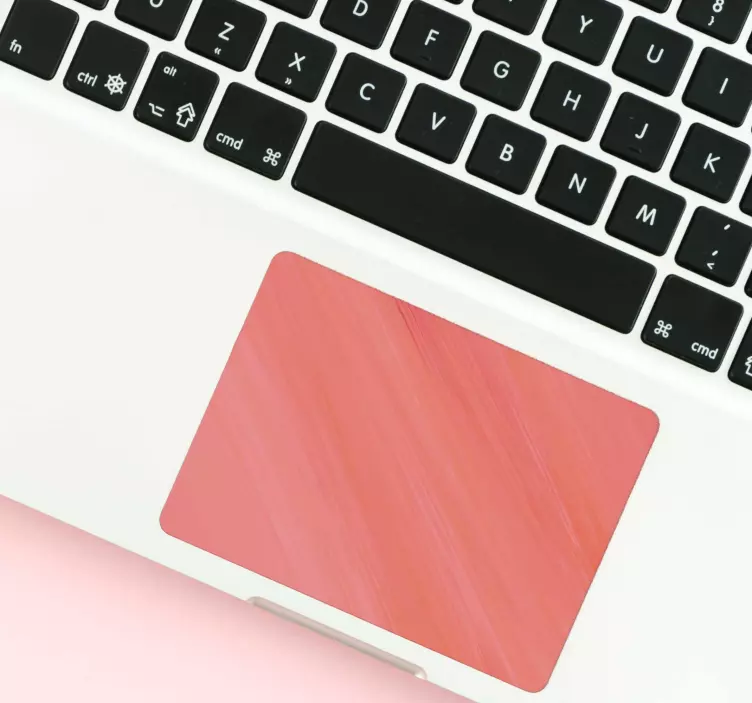 Pink Marble Trackpad Sticker - TenStickers