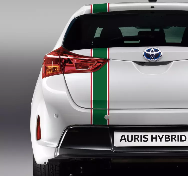 Portuguese flag line Car Sticker - TenStickers