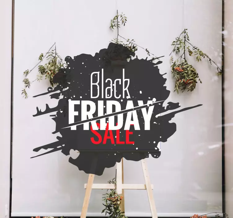 Promotional Event Sale Black Friday sticker - TenStickers