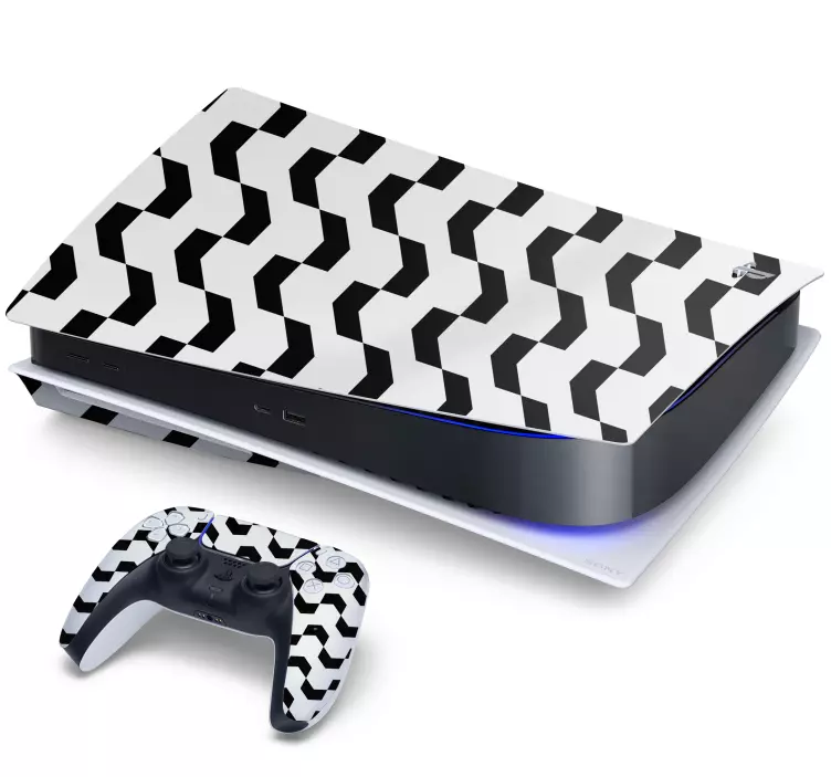 Ps5 skin black and white designs - TenStickers