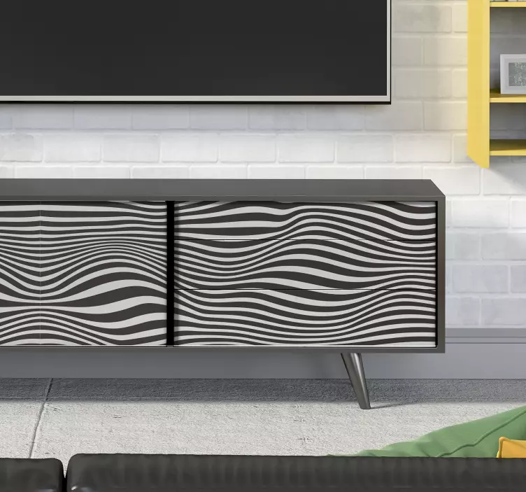 Relief effect furniture sticker - TenStickers