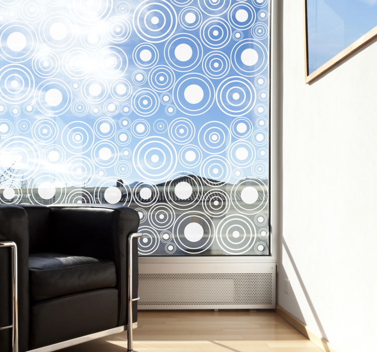 Ricochet Patterns window film - TenStickers
