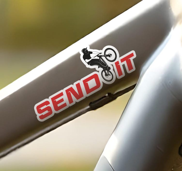 Send it  bike sticker - TenStickers