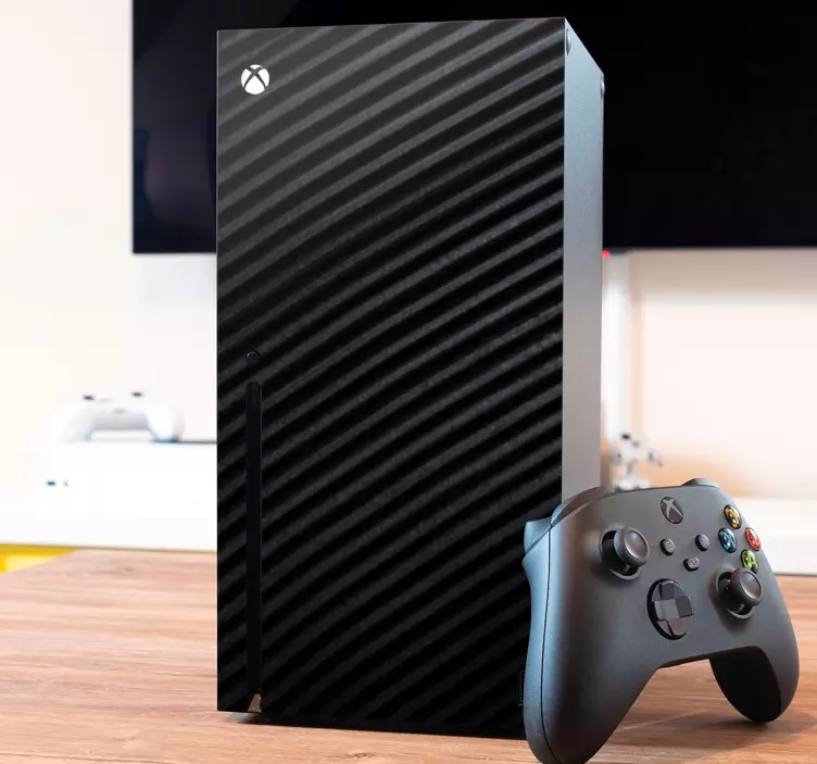 Sleek black cover xbox wrap - TenStickers