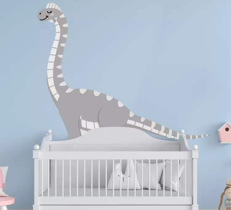 Smiling Dinosaur Graphic wall sticker - TenStickers