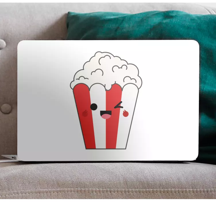 Smiling Poppin good laptop skin - TenStickers