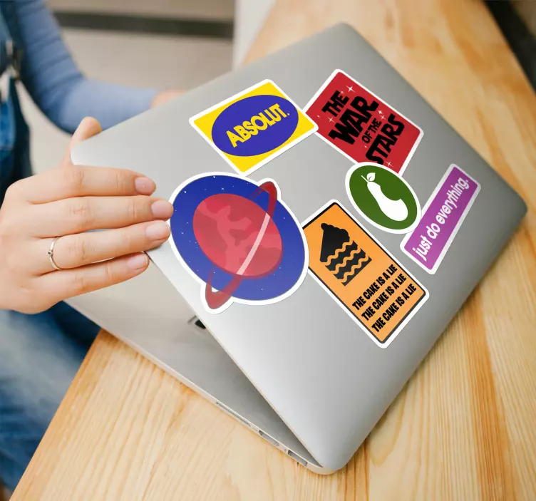 Sticker pack Laptop decal - TenStickers