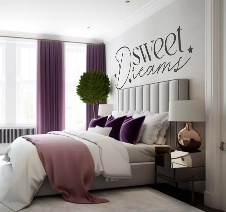 Sweet Dreams wall stickers quotes - TenStickers