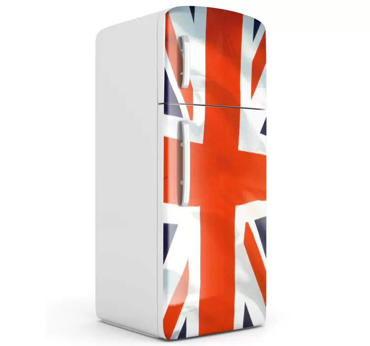 Union Jack Fridge Cover Sticker - TenStickers