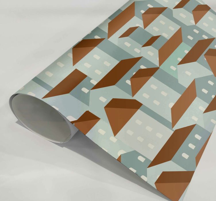 village illustration furniture decal  3600 - TenStickers