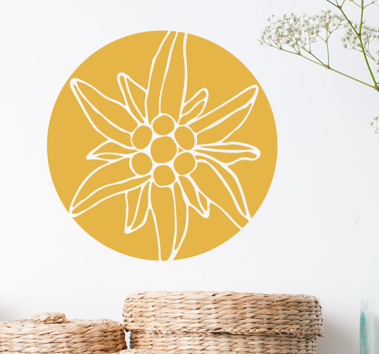 Vinilo flor alpina flower wall sticker - TenStickers