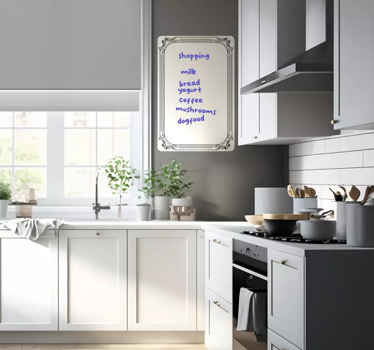 Vintage Whiteboard: An antique whiteboard is an old-style, usuall - TenStickers