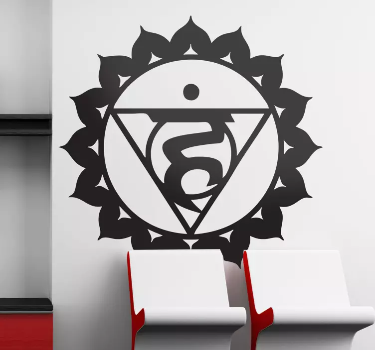 Visuddha Chakra Decorative Decal - TenStickers