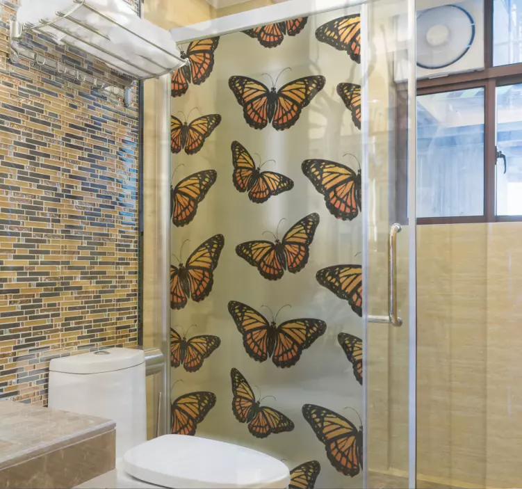 Vivid butterfly pattern butterfly wall sticker - TenStickers