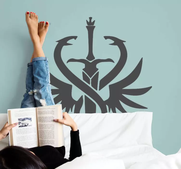 Wall sticker symbolic crest design - TenStickers