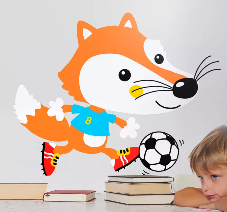 Wall sticker whimsical fox figure - TenStickers