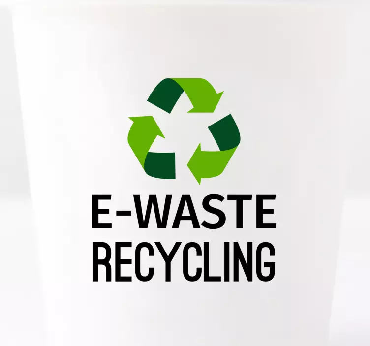 waste different Container sticker - TenStickers
