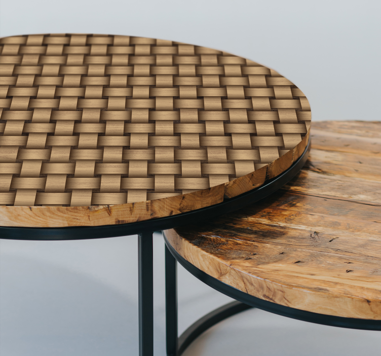 wood intertwines furniture decal  3600 - TenStickers