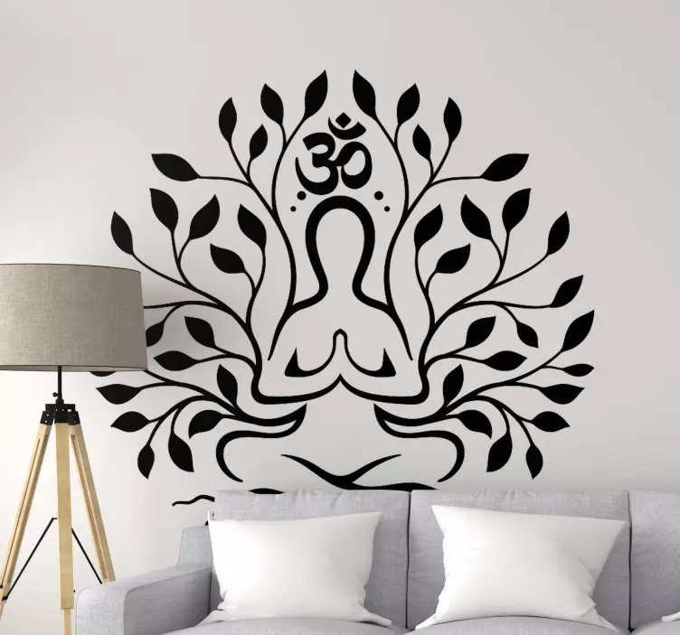 Yoga Arbor tree wall sticker - TenStickers