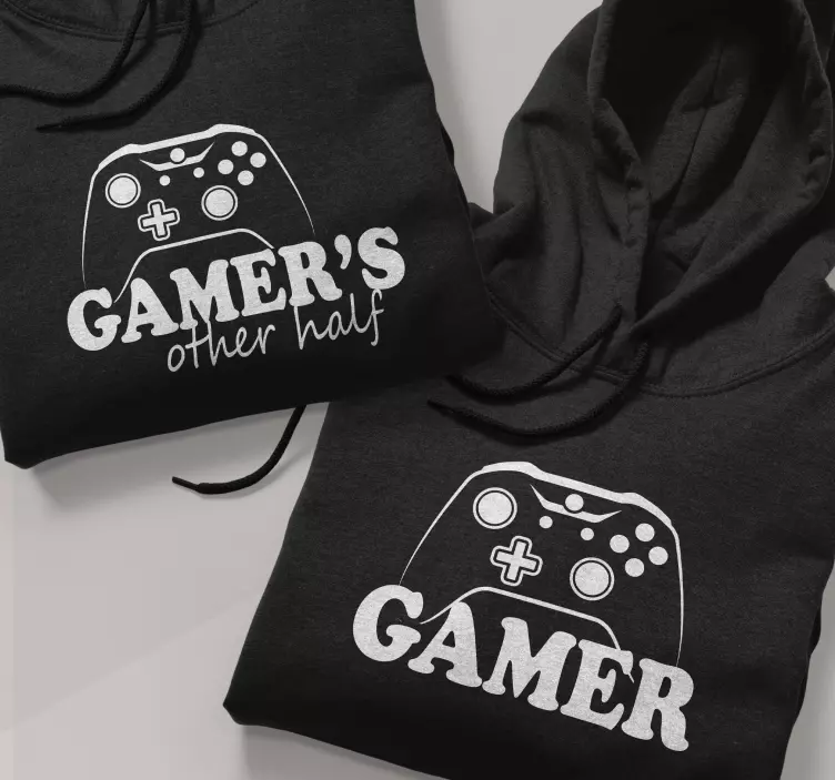 Couple of Gamers Couple t shirts - TenStickers