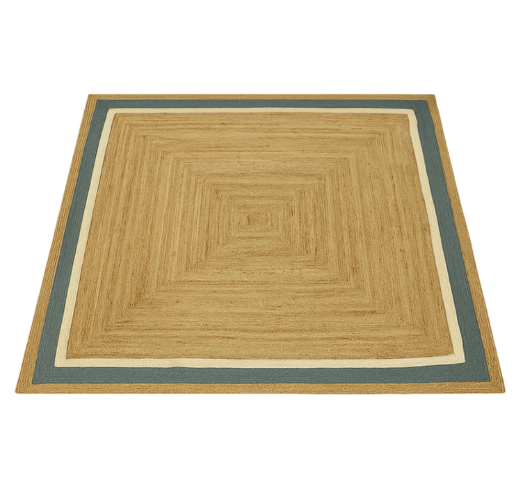 Tunnel pattern effect square vinyl rug - TenStickers