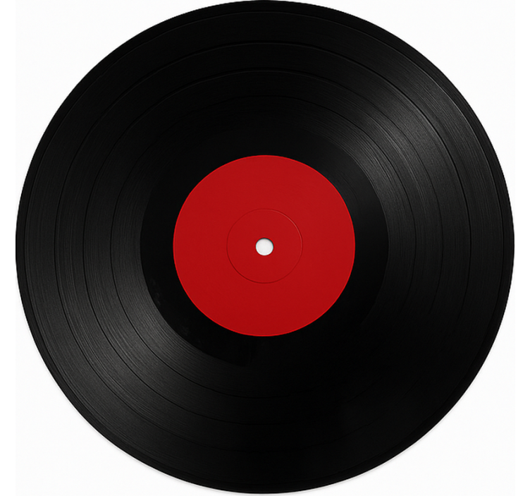 Large Vinyl Disc dining room vinyl rug - TenStickers