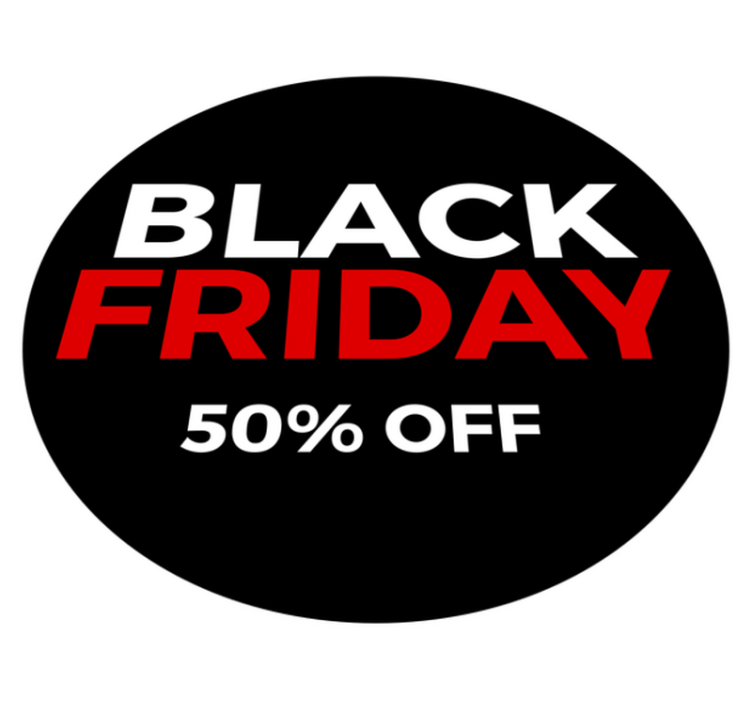 Black friday vinyl rug 50% off - TenStickers