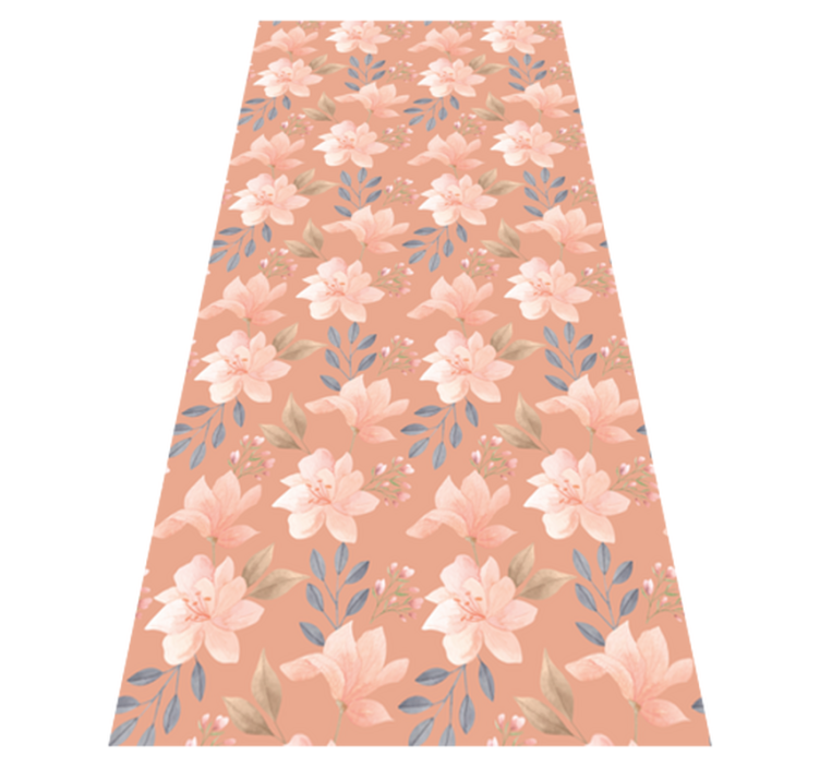 Flower rug blossom floral design - TenStickers