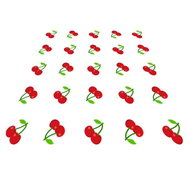 Nature vinyl rug with cherry blossom design - TenStickers