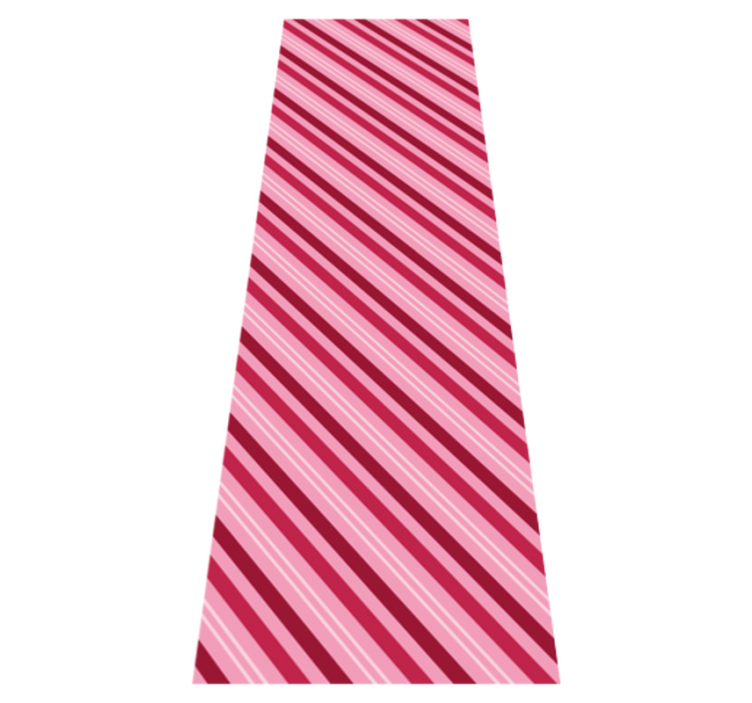 Bedroom vinyl rug with diagonal pattern - TenStickers