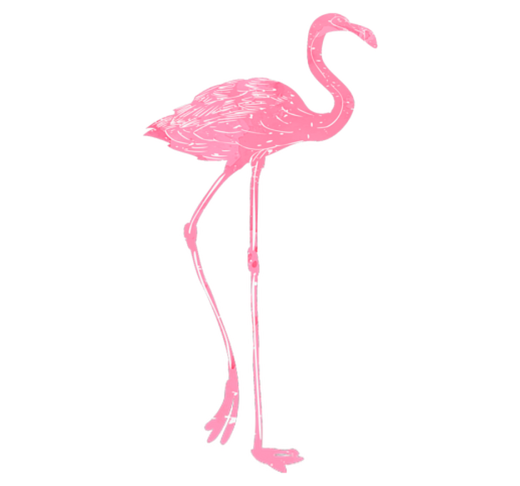 Flamenco watercolor bedroom vinyl rug - TenStickers