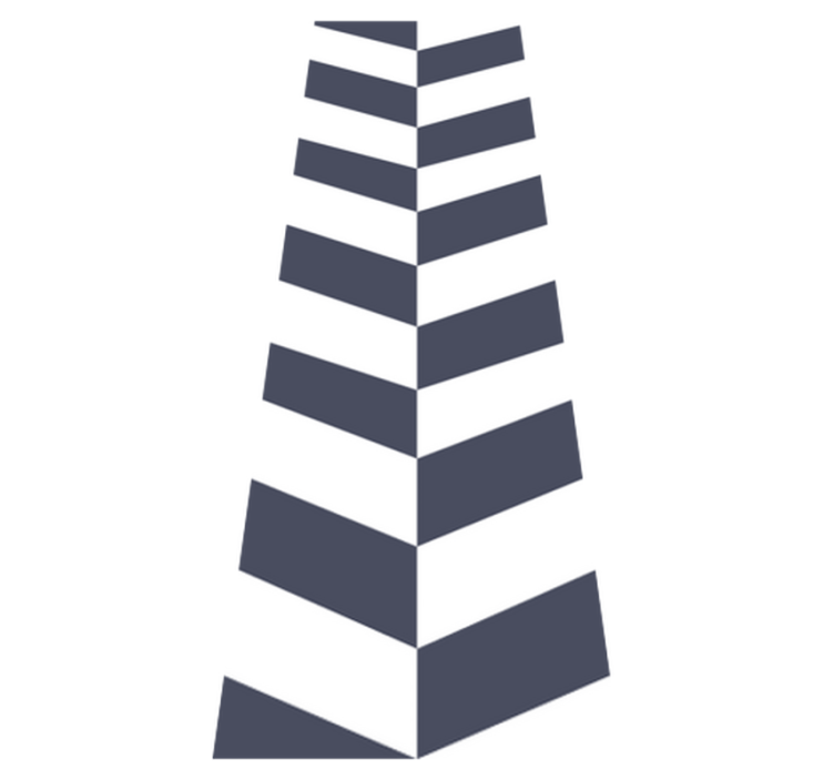 Bathroom vinyl rug with navy blue stripes pattern - TenStickers