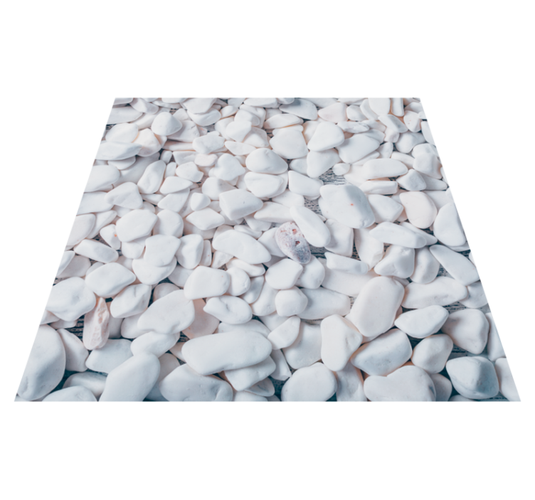 Bathroom vinyl rug imitation stone floor mat - TenStickers
