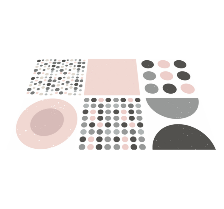 Bathroom vinyl rug scandinavian rebekka tiles - TenStickers