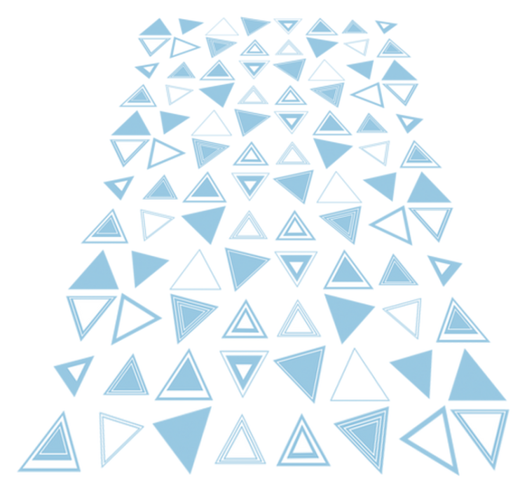 Bathroom vinyl rug triangular tile sticker - TenStickers