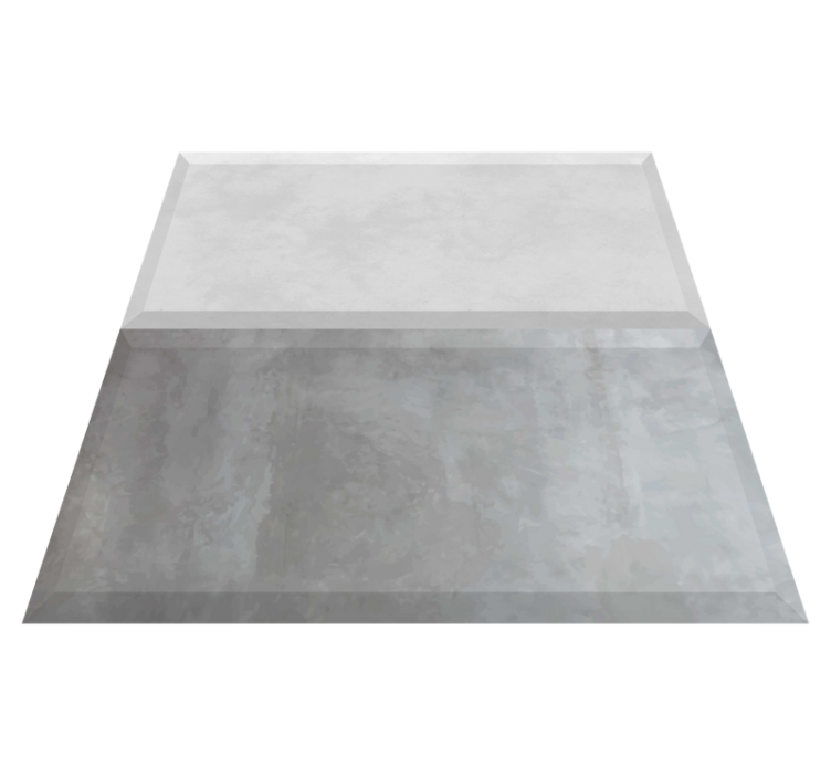 Bathroom vinyl rug cement tile design - TenStickers