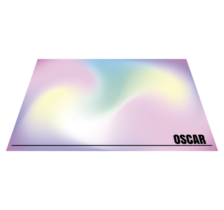 Customizable Gradient custom vinyl rug - TenStickers