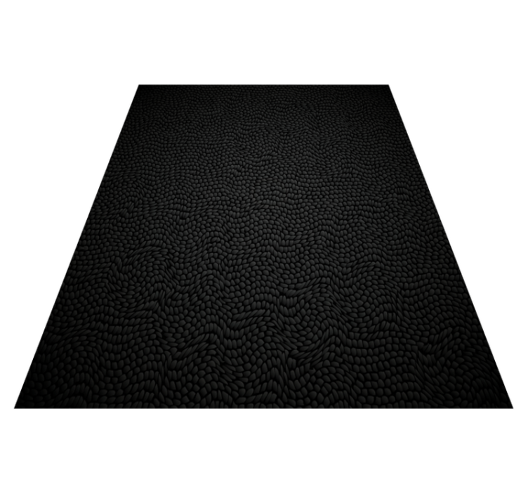 Textured Monochrome textured vinyl rug - TenStickers